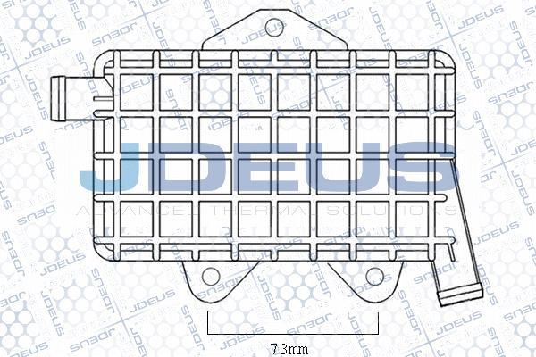 Jdeus 417M26A - Uljni hladnjak, ulje za motor www.molydon.hr