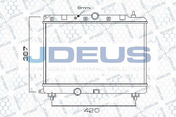 Jdeus 002M04 - Hladnjak, hladjenje motora www.molydon.hr