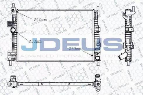 Jdeus 012M42 - Hladnjak, hladjenje motora www.molydon.hr