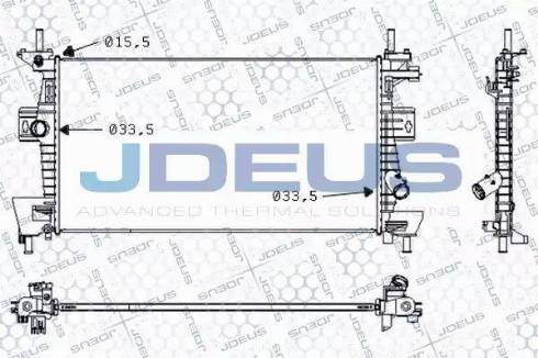 Jdeus 012M38 - Hladnjak, hladjenje motora www.molydon.hr