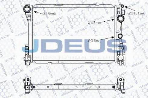 Jdeus 017M53 - Hladnjak, hladjenje motora www.molydon.hr