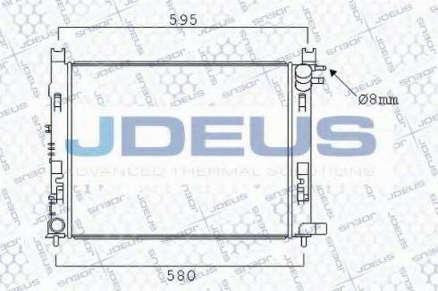 Jdeus 023M95 - Hladnjak, hladjenje motora www.molydon.hr