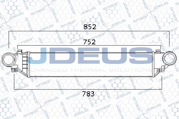 Jdeus 817M42A - Intercooler, hladnjak www.molydon.hr