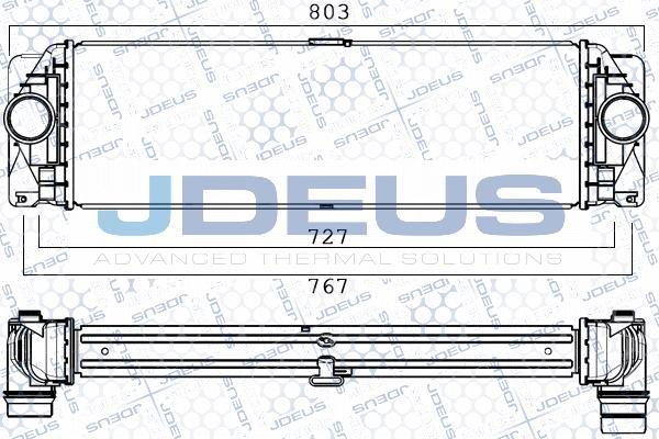 Jdeus 817M85A - Intercooler, hladnjak www.molydon.hr