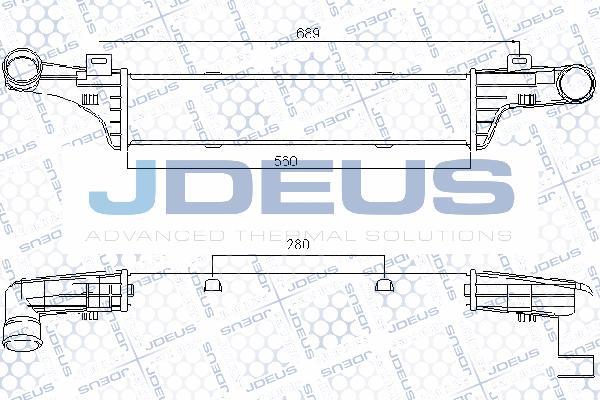 Jdeus 817M33A - Intercooler, hladnjak www.molydon.hr