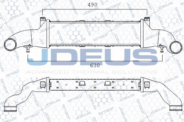 Jdeus 817M32A - Intercooler, hladnjak www.molydon.hr