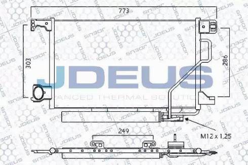 Jdeus 717M43 - Kondenzator, klima-Uređaj www.molydon.hr