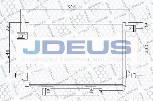 Jdeus 717M76 - Kondenzator, klima-Uređaj www.molydon.hr