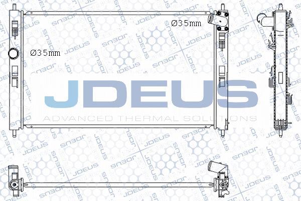 Jdeus M-0180540 - Hladnjak, hladjenje motora www.molydon.hr