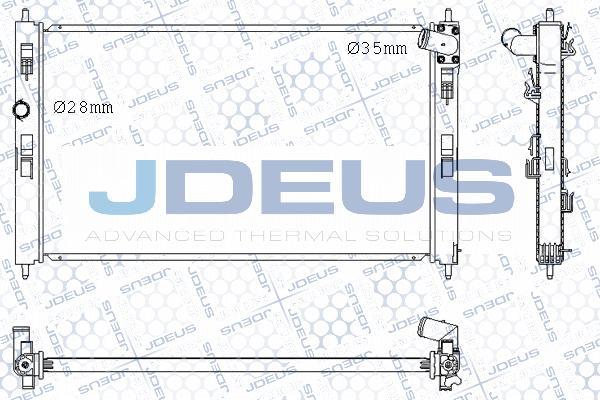 Jdeus M-0180560 - Hladnjak, hladjenje motora www.molydon.hr