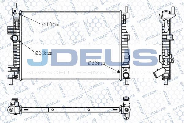Jdeus M-0120800 - Hladnjak, hladjenje motora www.molydon.hr