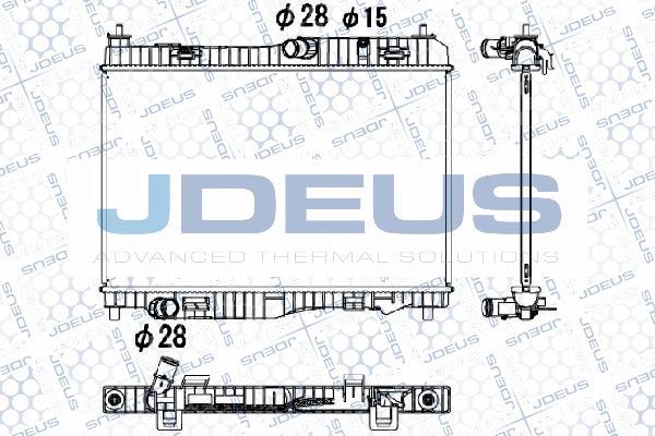 Jdeus M-0120360 - Hladnjak, hladjenje motora www.molydon.hr