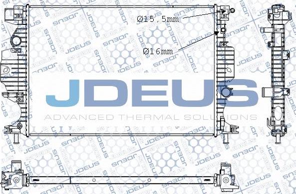 Jdeus M-0121310 - Hladnjak, hladjenje motora www.molydon.hr