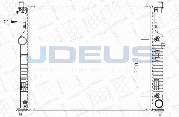 Jdeus M-0170950 - Hladnjak, hladjenje motora www.molydon.hr