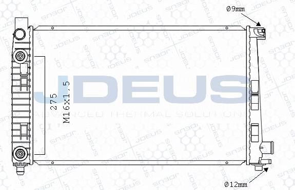 Jdeus M-0170900 - Hladnjak, hladjenje motora www.molydon.hr