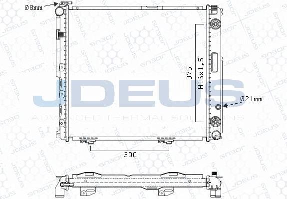 Jdeus M-0170460 - Hladnjak, hladjenje motora www.molydon.hr