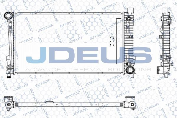 Jdeus M-0170550 - Hladnjak, hladjenje motora www.molydon.hr