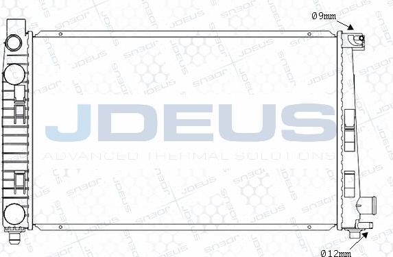 Jdeus M-0170850 - Hladnjak, hladjenje motora www.molydon.hr