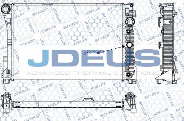 Jdeus M-0171010 - Hladnjak, hladjenje motora www.molydon.hr