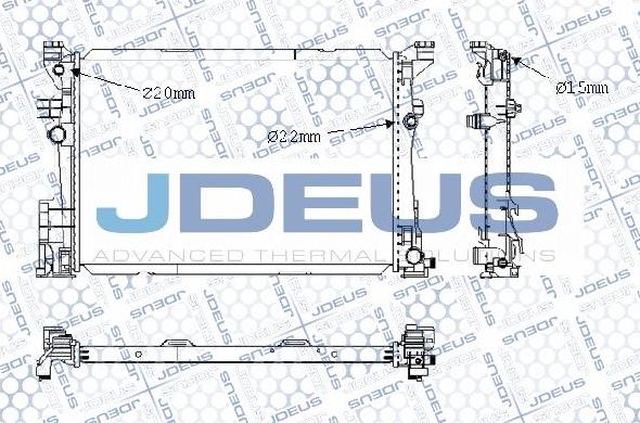 Jdeus M-0171250 - Hladnjak, hladjenje motora www.molydon.hr