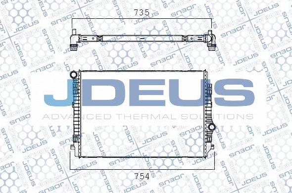 Jdeus M-0300720 - Hladnjak, hladjenje motora www.molydon.hr