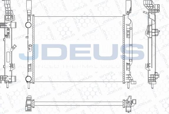 Jdeus M-0231080 - Hladnjak, hladjenje motora www.molydon.hr