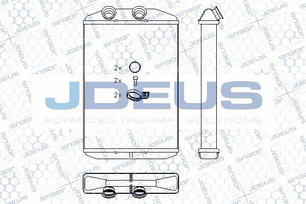 Jdeus M2231060 - Izmjenjivač topline, grijanje unutrasnjeg prostora www.molydon.hr