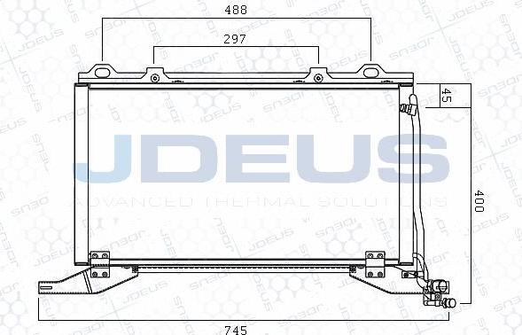 Jdeus M-7170910 - Kondenzator, klima-Uređaj www.molydon.hr