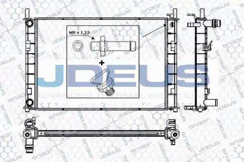 Jdeus RA0121080 - Hladnjak, hladjenje motora www.molydon.hr