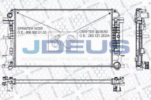 Jdeus RA0170800 - Hladnjak, hladjenje motora www.molydon.hr