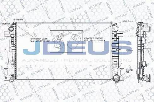Jdeus RA0170830 - Hladnjak, hladjenje motora www.molydon.hr