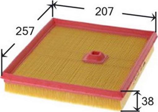 JS Asakashi A0251 - Filter za zrak www.molydon.hr