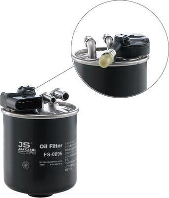 JS Asakashi FS0095 - Filter za gorivo www.molydon.hr