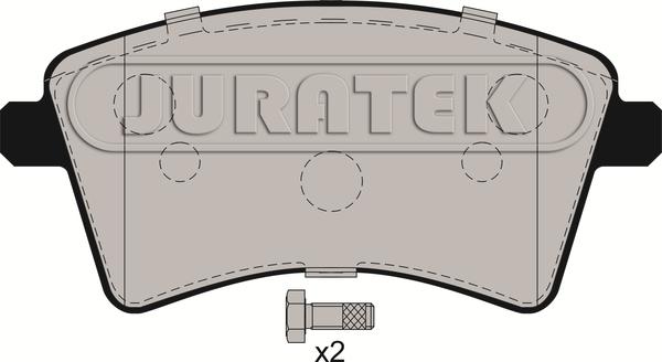 Juratek JCP038 - Komplet Pločica, disk-kočnica www.molydon.hr