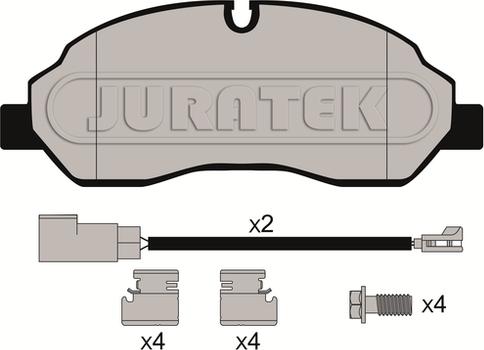 Juratek JCP8061 - Komplet Pločica, disk-kočnica www.molydon.hr