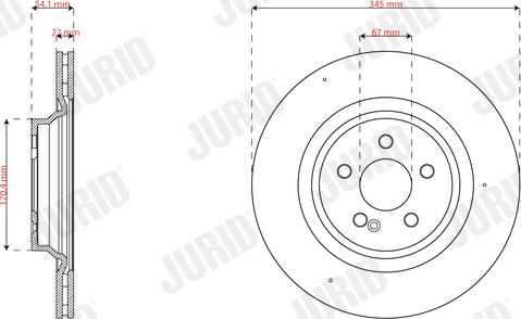 Jurid 563853JC - Kočioni disk www.molydon.hr