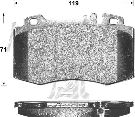 Kaishin FK10079 - Komplet Pločica, disk-kočnica www.molydon.hr