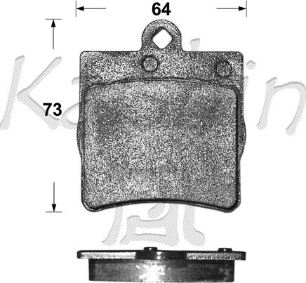 Kaishin FK10111 - Komplet Pločica, disk-kočnica www.molydon.hr
