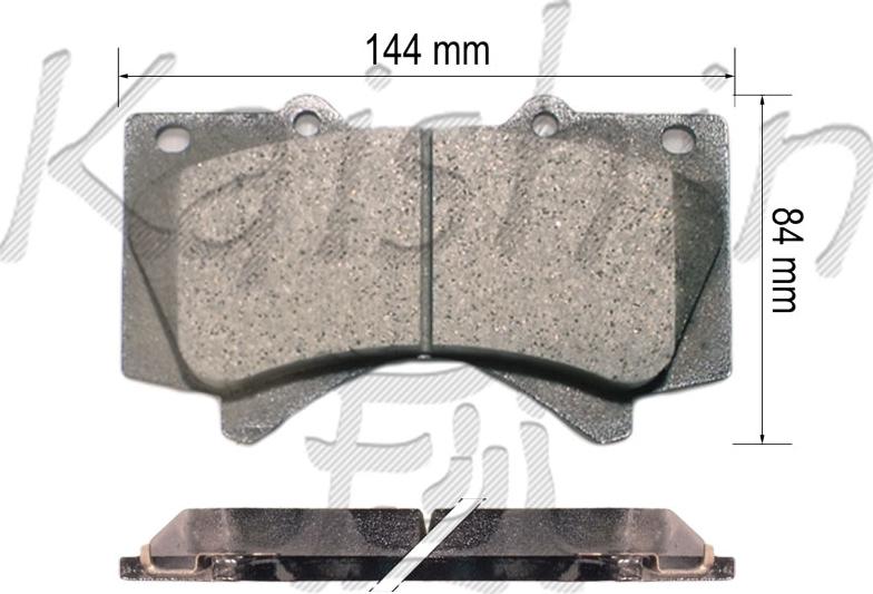Kaishin FK2278 - Komplet Pločica, disk-kočnica www.molydon.hr