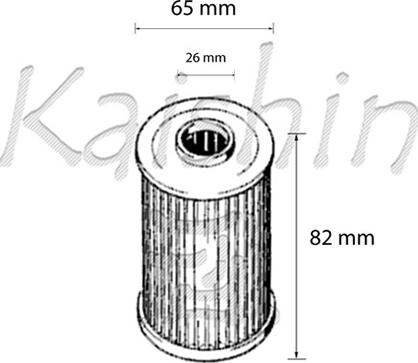 Kaishin O961 - Filter za ulje www.molydon.hr