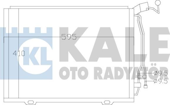 KALE OTO RADYATÖR 392500 - Kondenzator, klima-Uređaj www.molydon.hr
