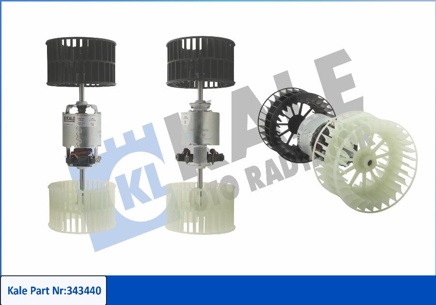 KALE OTO RADYATÖR 343440 - Ventilator kabine/unutrasnjeg prostora www.molydon.hr