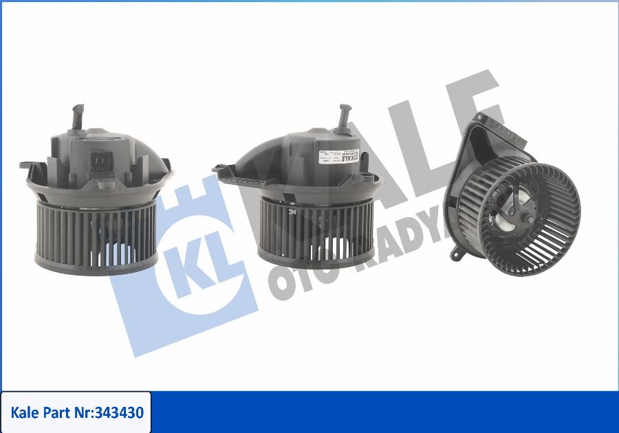 KALE OTO RADYATÖR 343430 - Ventilator kabine/unutrasnjeg prostora www.molydon.hr