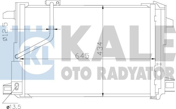 KALE OTO RADYATÖR 343030 - Kondenzator, klima-Uređaj www.molydon.hr