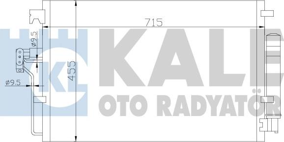 KALE OTO RADYATÖR 343025 - Kondenzator, klima-Uređaj www.molydon.hr
