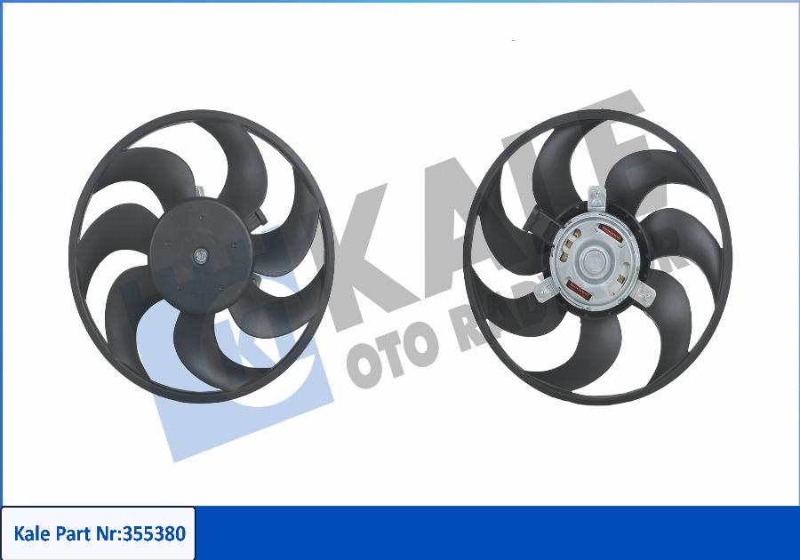 KALE OTO RADYATÖR 355380 - Ventilator, hladjenje motora www.molydon.hr