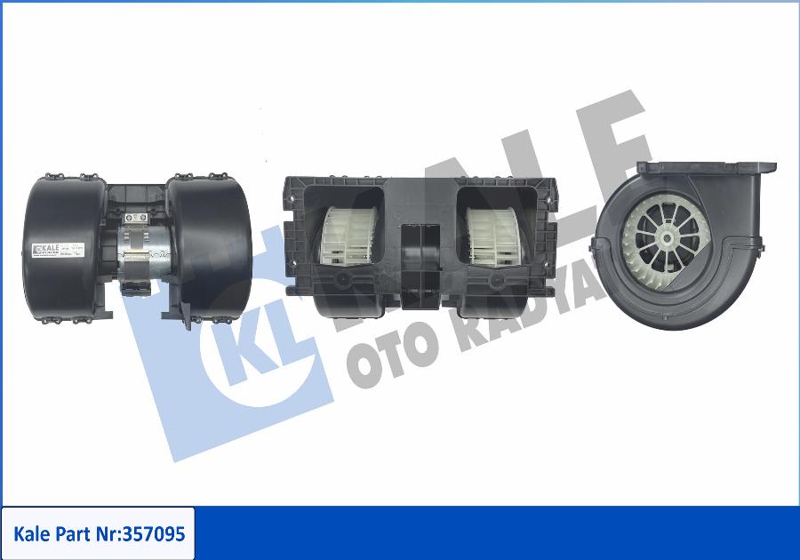 KALE OTO RADYATÖR 357095 - Ventilator kabine/unutrasnjeg prostora www.molydon.hr