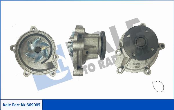 KALE OTO RADYATÖR 369005 - Vodena pumpa www.molydon.hr