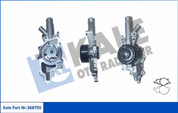 KALE OTO RADYATÖR 368705 - Vodena pumpa www.molydon.hr