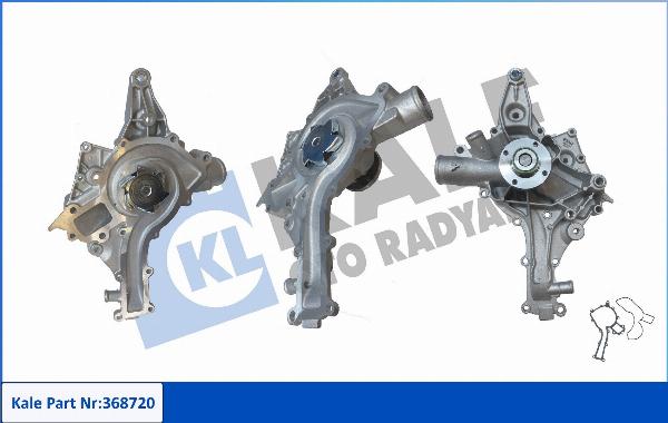 KALE OTO RADYATÖR 368720 - Vodena pumpa www.molydon.hr